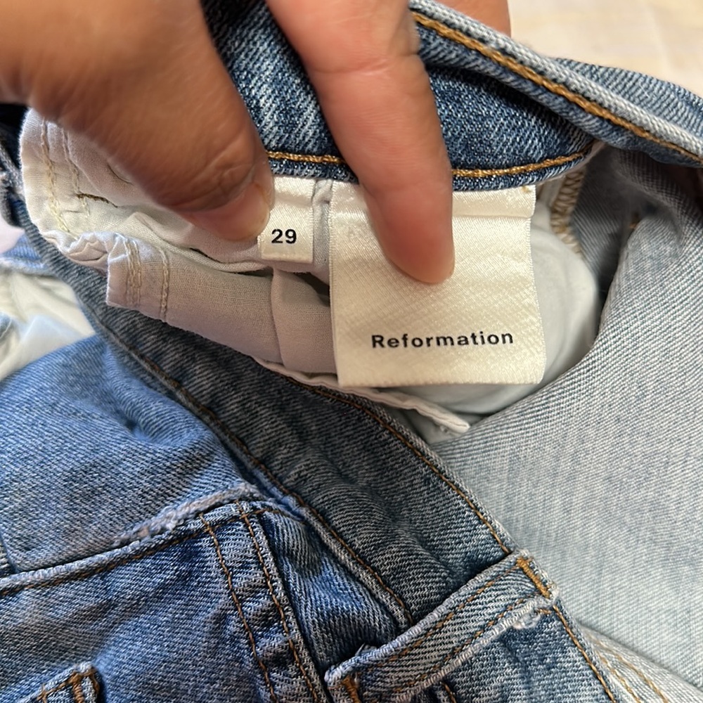 Reformation Serena High Skinny in Lanai Skinny Jeans - Picture 8 of 10